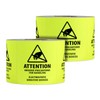 600 Labels, 2 Rolls - Electrostatic Warning Sticker - 2