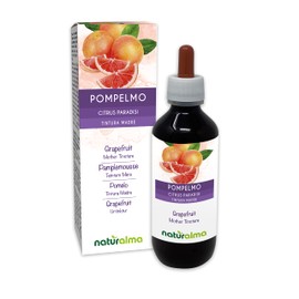 Grapefruit (Citrus paradisi) Seeds Alcohol-Free Mother Tincture Naturalma | Enriched with Vitamin C | Liquid Extract Drops 200 ml | Food Supplement | Vegan