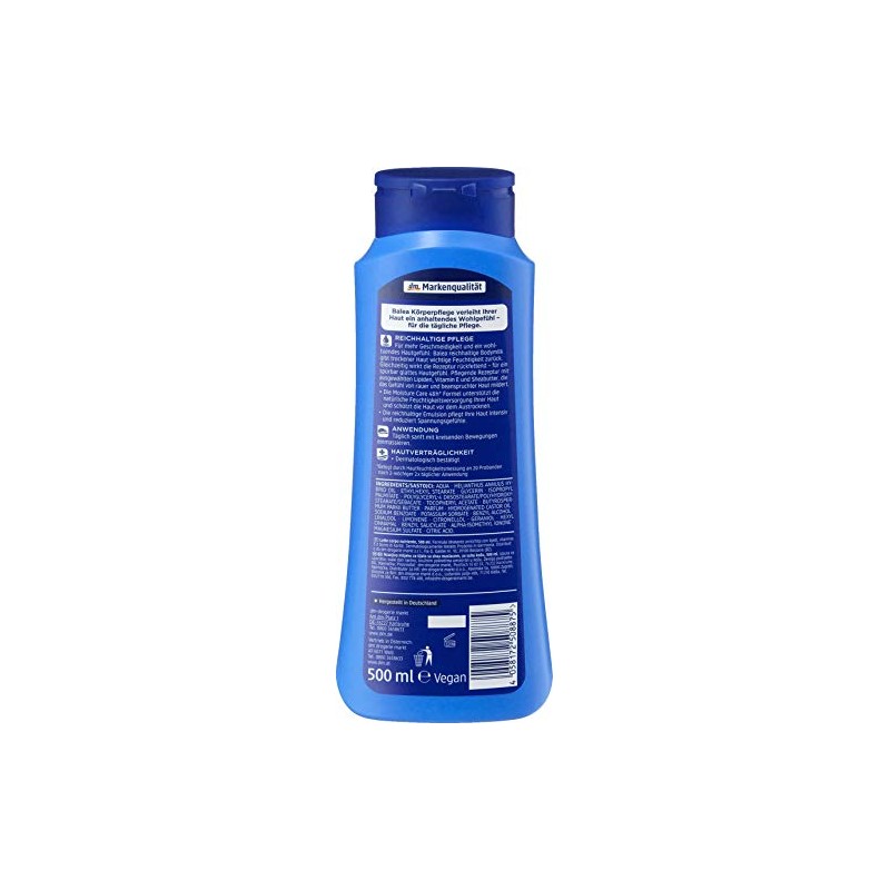 Balea Body Lotion Rich Body Milk 1 x 500 ml
