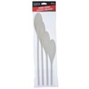 White Mixing Spoons 4 Pcs