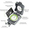 Proster Marching Compass Professional Pocket Compass with Clinometer Carry Strap