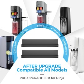 DEMEGA Flavor Pods Holder for Ninja Thirsti, 4-Pack Stackable Organizer Holds 20 Pods Storage Rack for Ninja Thirsties Drink System Soda Machine Syrup Holder Accessories