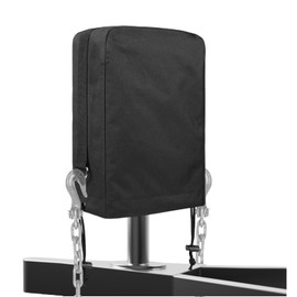WanDwel RV Electric Tongue Jack Cover Waterproof 900D Oxford Fabric Universal Trailer Jack Protective Cover for Outside Camper RV Accessories-Black 14″(H) x 5″(W) x 10″(D)