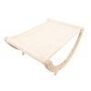 Wooden Cat Hammock Foldable Antislip Easy To Assemble Elevated Pet