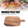 Wooden Pizza Tray Solid Wood Pizza Serving Board Pizza Spatula