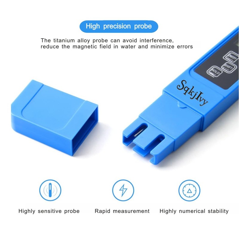 SqkjIvy 4 in 1 TDS Meter - TDS EC &