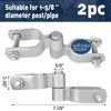 2 Pack Chain Link Gate Hinge Kit for 1-5/8" Pipe