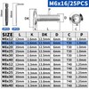 XRXYMQ Pack of 25 M6 Flat Head Screws M6 x