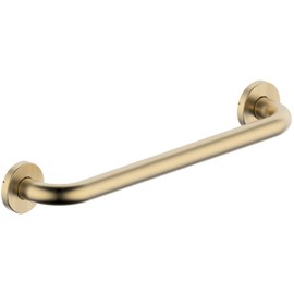 Derengge 16 Inch Grab Bar 304 Stainless Steel Anti-Slip Bathroom Safety Handrail Wall Mount Assist Grip for Elderly Handicap Bathtub Shower Toilet,GB-4023-BG,Brushed Gold