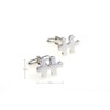 MRCUFF Puzzle Jigsaw Piece Autism Awareness Pair Cufflinks in a