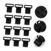 BIUDECO 30pcs Awning Pole Clips Heavy Duty Tent Suspension Hooks