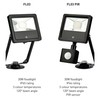 Collingwood FLOODLIGHT Spotlight 30W with OR Without PIR FL03. Colour