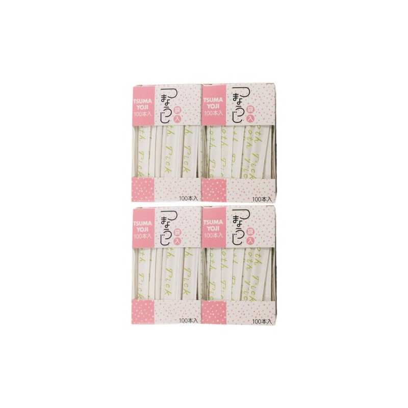 Shinwa Toothpicks in Bags, 4 Pieces, 100 Pieces