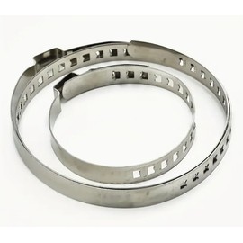 Stainless Steel Universal Adjustable AXLE CV Joint Boot Crimp Clamp Kit, CV Boot Clamp 4PCS