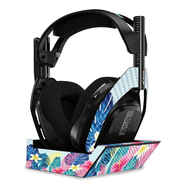 MightySkins Carbon Fiber Skin Compatible with Astro A50 Wireless Headphones