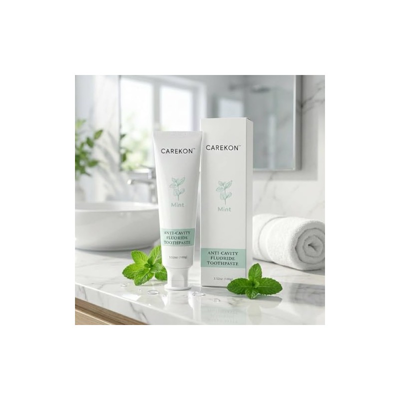 Fluoride Toothpaste with 5% Hydroxyapatite for Sensitive Teeth, Cavity Reversal,