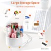 360° Rotating Desk Pencil Holder with 5 Compartments