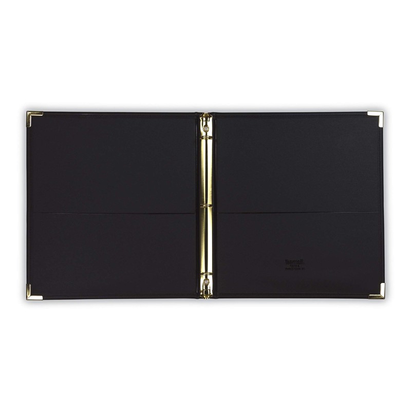 Samsill Classic Collection Leather 3 Ring Binder, Executive Presentation Portfolio,