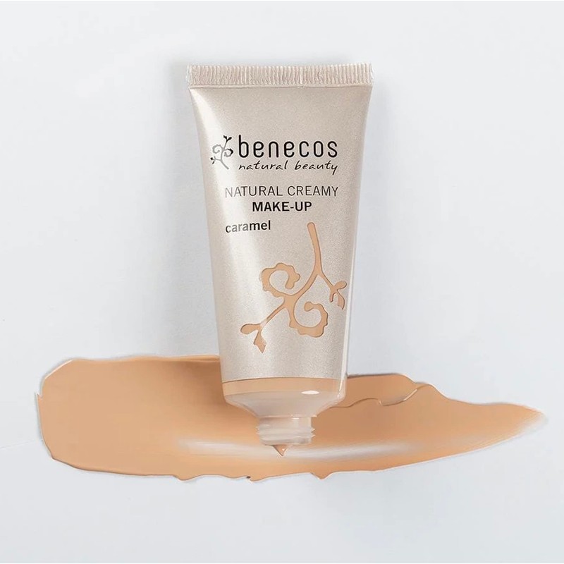 Benecos Natural Cosmetics Creamy Make-Up Liquid Matte Vegan Caramel