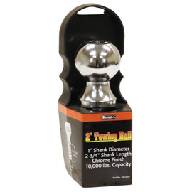 Buyers Products 1802007 Ball (Chrome 2" x 1" x 2.75",Capacity 10000 lbs)