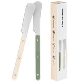 Stainless Steel Butter Knife, Butter Spreader, Butter Knives, Butter Spreader Knife for Kitchen Restaurant Party, Kitchen Gadgets, Set of 2