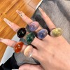 Resin Chunky Ring for Women Transparent Acrylic Chunky Rings Chunky