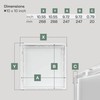 Vent Systems White ABS Plastic Access Panel 10 x 10