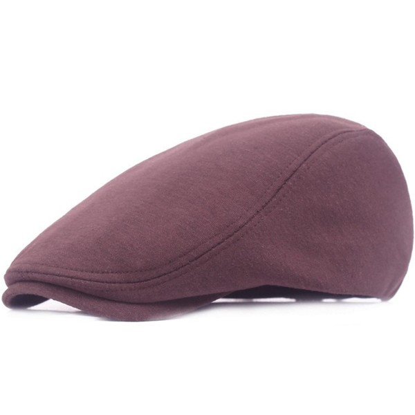 Cozyan Beret Cap Men's Flat Cap Peaked Cap Gatsby Peaked
