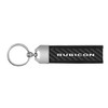 iPick Image 100% Real Carbon Fiber Leather Strap Key Chain