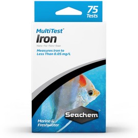 Seachem MultiTest Iron Test Kit 75 Tests for Marine and Freshwater Aquariums