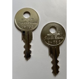 Replacement Keys for Better Built Tool Boxes Key Codes TM700-TM729 SafeCo Brands 2-Keys (TM710)