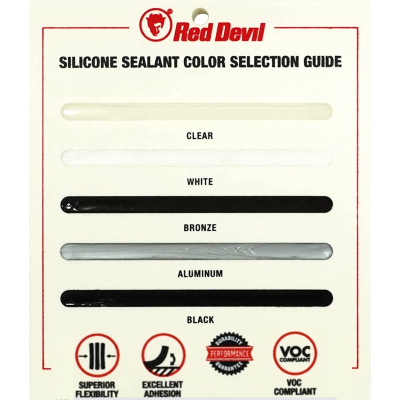 Red Devil 08260I RD PRO Industrial Grade RTV 100% Silicone