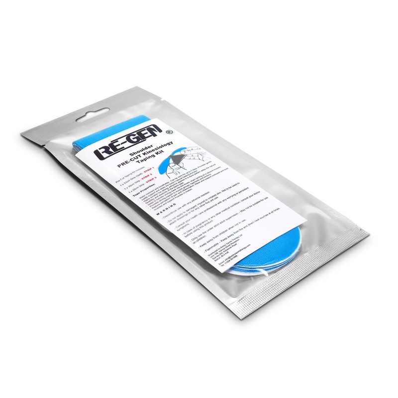 RE-GEN Pre Cut Shoulder Joint Pain Pulled Muscle Support Kinesiology