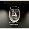 Unbranded BELGIAN MALINOIS Face ENGRAVED on Rocks or Stemless Glass