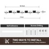 TOPSKINOY 2 Pack Broom Holder Wall Mount, Stainless Steel Broom