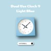 KATOMOKU Dual use clock 9 km-135LBRC Light Blue Radio Clock