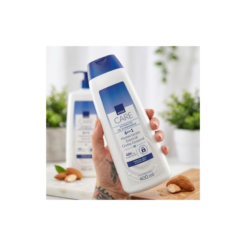 Crema Corporal con extratactos de Almemendra 48hrs hidratancion 350ml