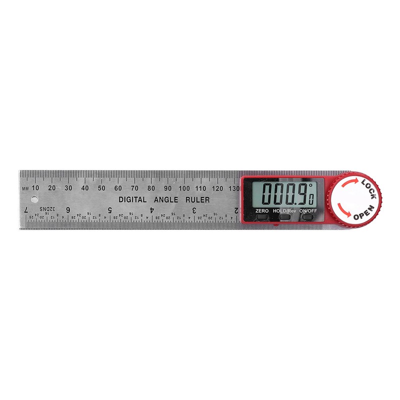 Angle Finder 360° Digital Display Durable Stainless Steel Portable Electronic