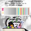 HAOWANWW 21 Pcs Panda Standing Pencil Case Set 8 Pcs