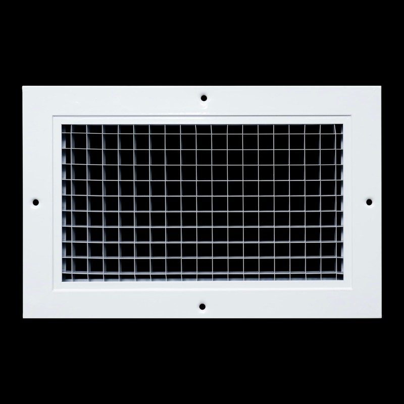 Fits 6x10 and 10x6 Duct Opening | Aluminum Eggcrate Return