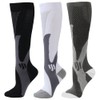 ZFiSt Plus Size Compression Socks Wide Calf for Women Men,3