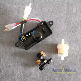 parts2world Rectangular AVR & Carbon Brush For Predator 3200/4000 3500/4375 Watts Generator