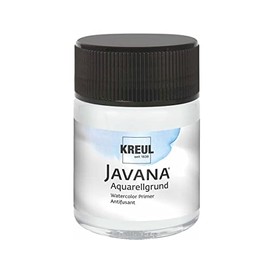 KREUL 819050 - Javana Aquarellgrund im 50 ml Glas, Grundierung zum Malen mit Seidenmalfarben ohne Konturen