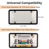 License Plate Cover & Frames, 2 Pack Clear License Plate