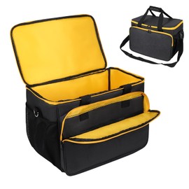TUSIASC Carry Bag Compatible with DEWALT 20V MAX Circular Saw DCS391B/DCS565B/DCS574B/DCS570B/DCS573B Portable Storage Bag for Skil 5280-01 15 Amp 7-1/4 Inch Circular Saw,with Pockets(Case Only)