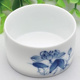 Tenka Tea Line Chinese Tea Set, Blue Flower Tea Cup (Renusu), 2.4 fl oz (70 ml) (Full Water, 3.4 fl oz (10