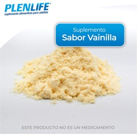 PLENLIFE Suplemento en polvo para adultos activos sabor vainilla - 454 gr