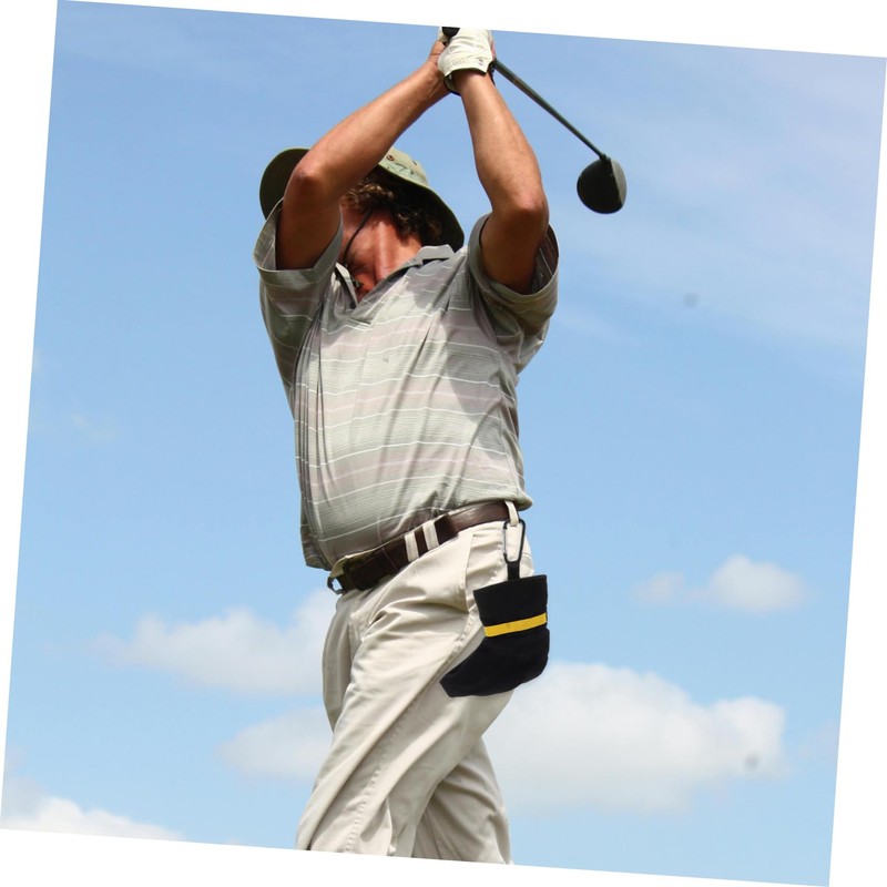 Totority Golf Ball Holder Pouch Lightweight Golf Bag Waist Carry