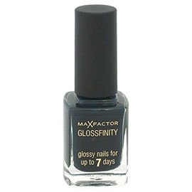 Max Factor Glossfinity Nail Polish for Women, 180 Blackout, 0.37 Ounce