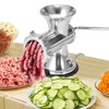 Manual Meat Grinder, Hand Crank Mincer, Multifunctional Meat Mincing Machine